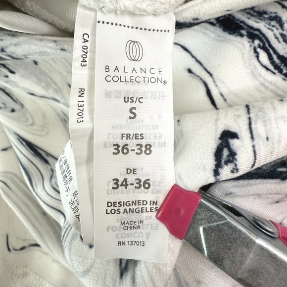 Balance Collection Womens High Waist Leggings Size S White Athletic‎ Gym Yoga - Picture 4 of 11